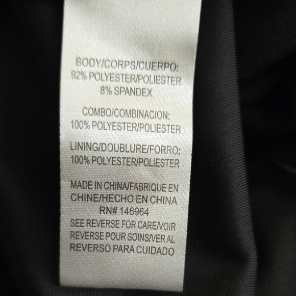 Julia Jordan Black Velvet Jumpsuit Women’s 8 | Sleeveless Satin Bow Shoulder - Picture 5 of 5